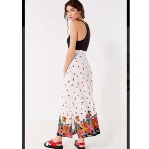 Urban outfitters floral maxi skirt